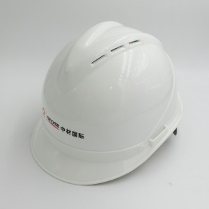 V guard ventilation safety helmet with Reinforced protective bar with CE EN397 and MS Malaysia certificates