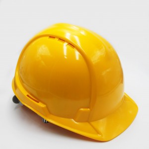 Yellow colour EN397 Industrial construction Safety helmet hard hat with new pinlock suspension