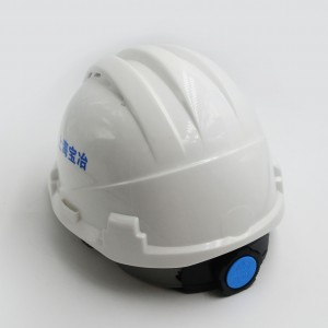 Manufacture sale white colour Engineering ABS material ce en397 safety hard hat safety helmet for 24-month validity period