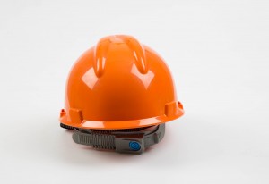 Orange colour v style ABS HDPE industrial construction safety helmet safety hard hat with CE EN397 for Middle East Market