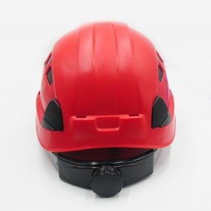 Vented Working aloft mountain climbing safety helmet in sports