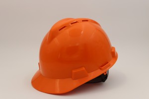 Red colour v style ABS HDPE industrial construction safety helmet safety hard hat with CE EN397 for Middle East Market