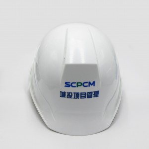 Japanese style EN397 Industrial construction Safety helmet hard hat with 8 points harness/suspension