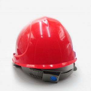 ABS material Red colour CEEN 397 Industrial construction Safety helmet hard hat with 6 points connection suspension