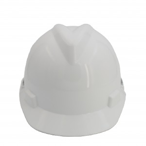 White colour v style ABS HDPE industrial construction safety helmet safety hard hat with CE EN397 for Middle East Market