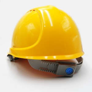 ABS material Red colour CEEN 397 Industrial construction Safety helmet hard hat with 6 points connection suspension