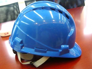 6 point ratchet suspension industrial safety helmet with CE EN397 approved