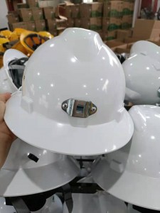 Installing lamp hook Cowboy wide brim CE and ANSI Standarsafety hard hat safety helmet for mining worker