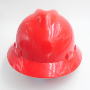 V style cheapest Cowboy full brim with CE and ANSI Standard in ABS and HDPE material safety hard hat safety helmet