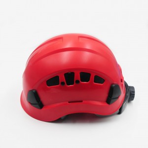 Vented Working aloft mountain climbing safety helmet in sports