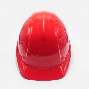 ABS material Red colour CEEN 397 Industrial construction Safety helmet hard hat with 6 points connection suspension