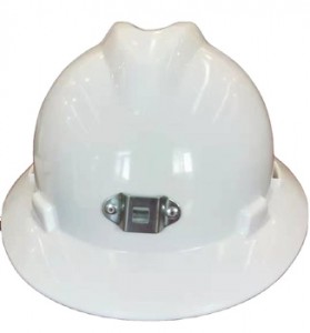 Minner Workers wearing good quality cowboy full brim safety hard hat safety helmet with lamp hook in CE standard