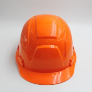 Orange colour ANSI Class C and CE Industrial construction Safety helmet safety hard hat with new rachet suspension